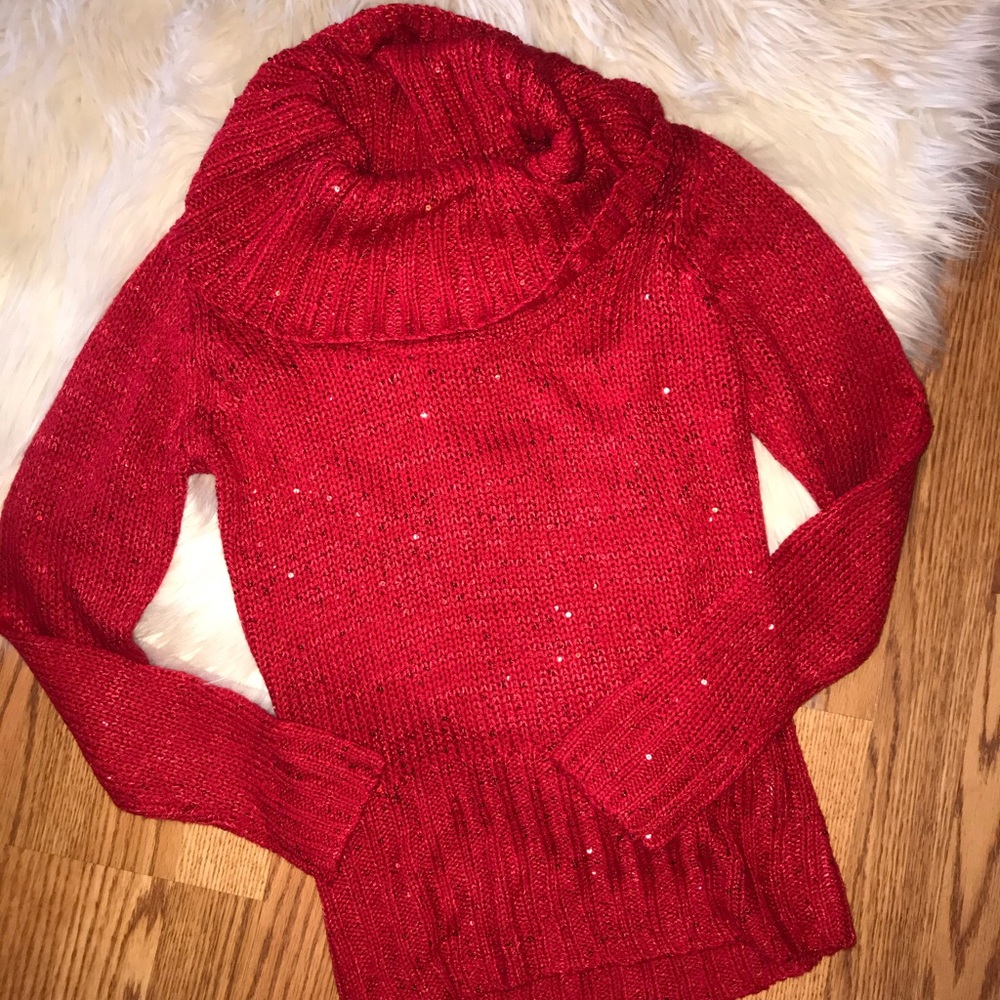 Sparkly Red Sweater